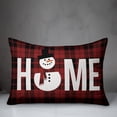 thumbnail image 3 of Creative Products Snowman Home 14x20 Spun Poly Pillow, 3 of 3