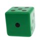 thumbnail image 5 of Dados de esponja Dados de espuma Dados de punto Juego de dados Juguete educativo para niños Verde Zulema Dados de esponja, 5 of 7
