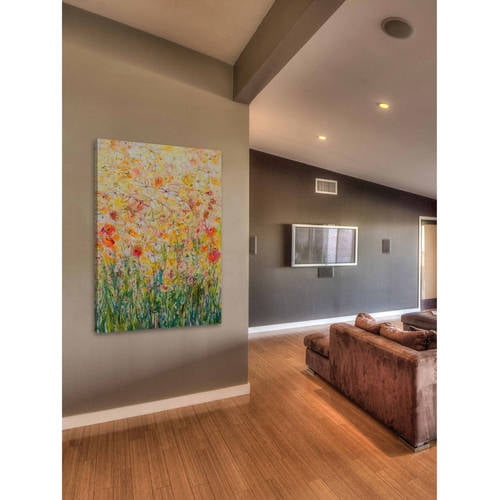 "Daisy Chain 21" Painting Print on Wrapped Canvas