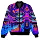thumbnail image 2 of Nueva chaqueta con estampado de grafiti divertido en 3D para hombre y mujer, estilo callejero Harajuku Hip Hop, abrigo informal con cuello alto y cremallera, sudadera, chaqueta, tops, 2 of 5