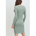 thumbnail image 3 of Ribbed Knit Maternity Bodycon Dress, 3 of 3