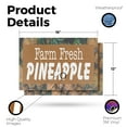 thumbnail image 2 of Farm Fresh Pineapples Vinyl Decal 2 Pack of 12 Inch x 16 Inch Weatherproof Heavy-Duty Adhesive Backing | Sweet Tropical Fruits, Local Grocers, Healthy Choices | Made in USA, 2 of 6