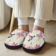 thumbnail image 4 of Whosucclay Cotton Slippers for unisex Winter Warm Memory Foam Cotton Home Slippers Soft Slip on House Slippers Indoor Outdoor Shoes, 4 of 6