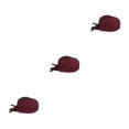 thumbnail image 2 of Minnieouse Mujer Hombre Gorros Cocineros Profesionales Cocinero Trabajo Catering Gorros Cocina Vino Tinto Type1 NO1 Minnieouse CBP234554, 2 of 6