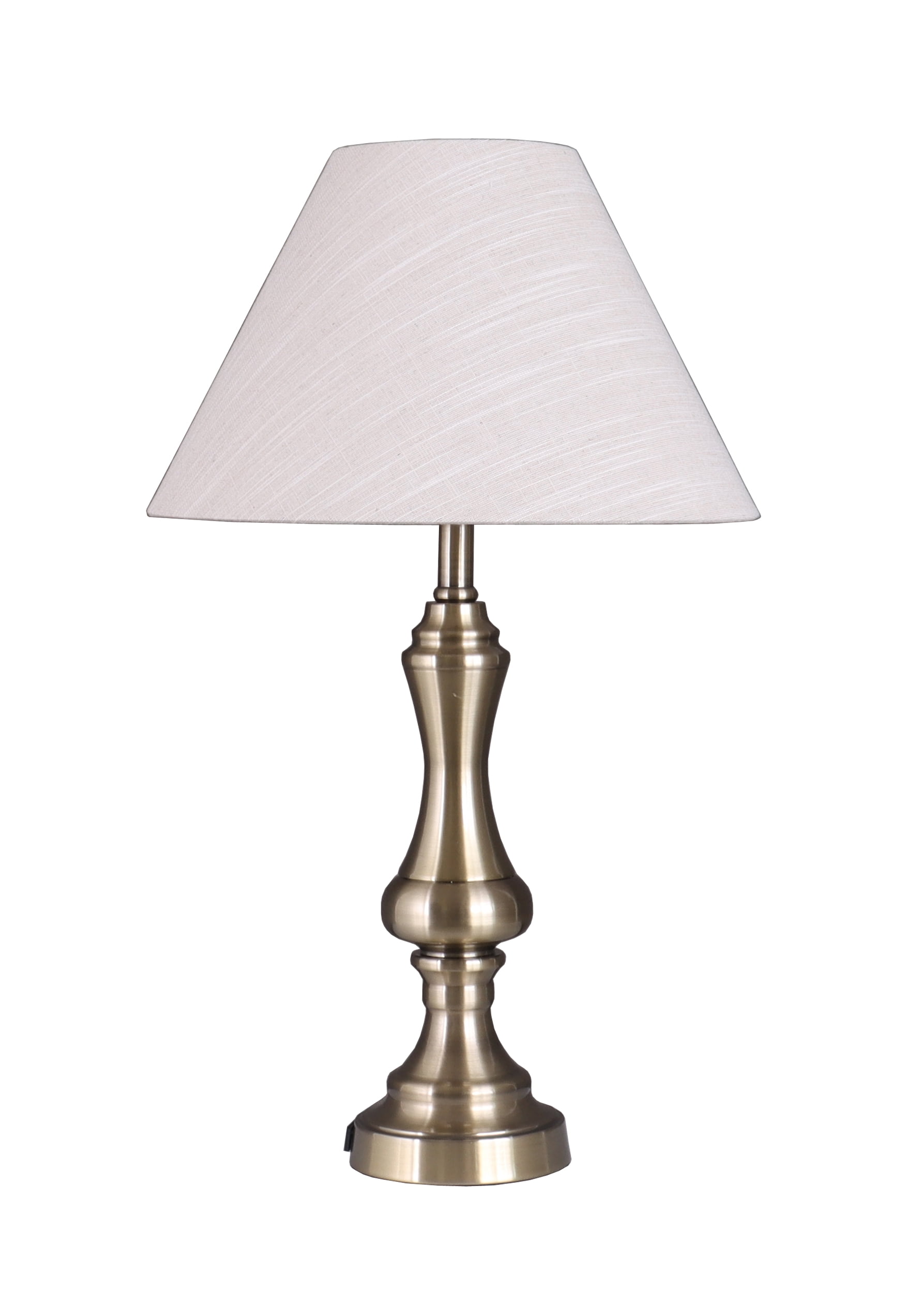 Simplee Adesso Taupe Fabric Tapered Uno Lamp Shade, 10"H x 15"D, Transitional, Adult Office, Dorm Room Use