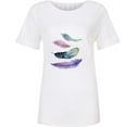 thumbnail image 3 of Dvkptbk Femmes Tops Summer Casual Mode Manches Courtes Col Rond Imprimé T-shirt Chemisier Tops, 3 of 4