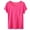Hot Pink, variant on T Shirts for Women 2026 Summer Short Sleeve Crewneck Lightweight Casual Slim Fitted Plain Tshirts Basic Tees