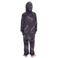 thumbnail image 3 of Vzayyk 4T-14Y Size Aviliable Cozy One-Piece Footless Sleeper Pajama Seamless Pattern Of Hot Dogs, 3 of 8