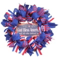 thumbnail image 2 of Patriotic Wreath America Wreath Independence Day Wreath Memorial Day Wreath, 2 of 8