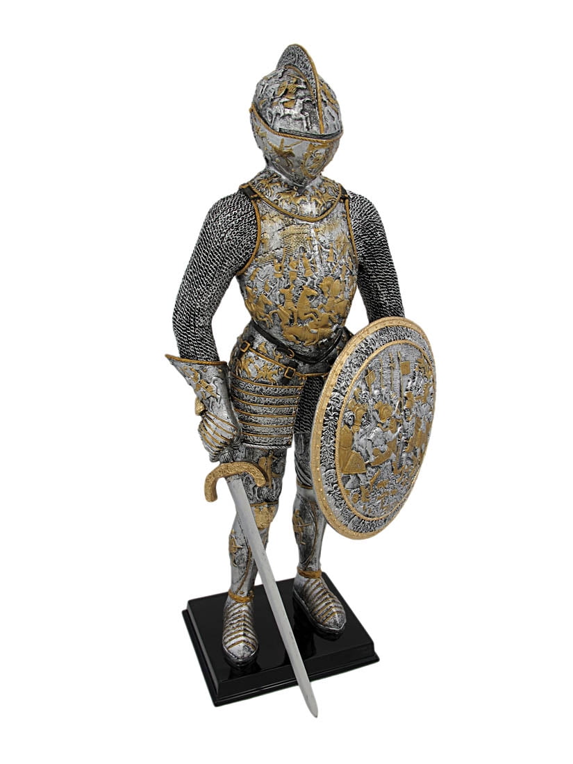 Knight sculpture armor medieval knight warrior figure Veronese sword war statue 