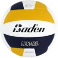 thumbnail image 1 of Baden LEXUM Indoor Microfiber Volleyball - Official NFHS Approved Game Ball, Navy/Yellow/White, 1 of 5