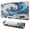 Les Vagues Bleues et, variante sur Tapis de Souris Blue Lake Gaming Imperméable, Caoutchouc + Multi-Spandex Antidérapant Tapis de Souris de Gaming Tapis de Bureau pour Bureau Maison Jeu 31.5x15.7 Pouces