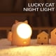thumbnail image 4 of Luz De Noche De Gato De La Suerte, Luz De Noche Led, Lámpara De Noche Recargable Por Usb Para Dormitorio, Sala De Estar, Dormitorio, Habitación Infantil, Oficina Noticed HA026677-01, 4 of 5