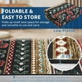 thumbnail image 4 of Shininglove Vintage Floral Striped Washable Living Room Area Rugs, Low Pile Carpet with Non-Slip Backing for Dining Bedroom Home Office, 4 of 9