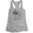 thumbnail image 1 of I Shih Tzu Not Tank Top Shih Tzu Tank Top, Ladies Racerback Tank Top, Shihtzu Tank, Funny Dog Graphic Tee, Heather Gray, Small, 1 of 3