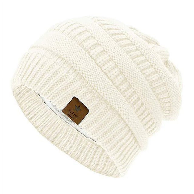 Gorros de mujer TANGJMXG paquete de 3 gorros holgados de invierno de gran tamaño cálidos