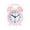 Pink, variant on Double Bell Kids Alarm Clock, Classic Analog Design to Teach Children Time Management