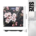 thumbnail image 2 of Bathroom Scale, Highly Accurate Digital Body Scale,Precisely Measures Weight up to 400 lbs-Cherry Blossoms On Black Background, 2 of 4