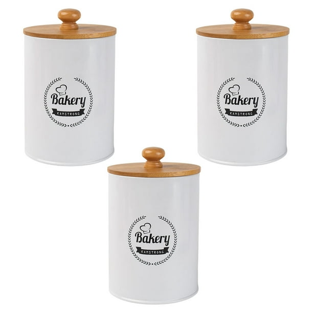 3 Unids/set Juego De Botes De Cocina Café Té Azúcar Botes Tarros Contenedores Sunnimix Botes de cocina