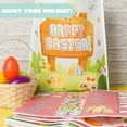 thumbnail image 4 of Joyfy 12 Pcs Easter Gift Bags, 17"x15" Canvas Tote Treat Bag, Reusable Grocery Bags and Basket with Handles, Easter Goodie Bag for Kids Easter Egg Hunt Party Favors, 4 of 8