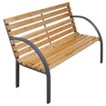 thumbnail image 1 of vidaXL Garden Bench 112 cm Solid Wood Fir, 1 of 1