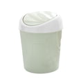 thumbnail image 3 of Billuyoard Cubierta enrollable Cubo de basura Plástico Hogar Oficina Sala de estar Mini Cubo de basura Contenedor de basura multiusos Suministros de limpieza para el hogar Verde Billuyoard HA003874-02, 3 of 6