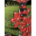 thumbnail image 4 of Plaid JOY Letters With Poinsettias, 4 of 9