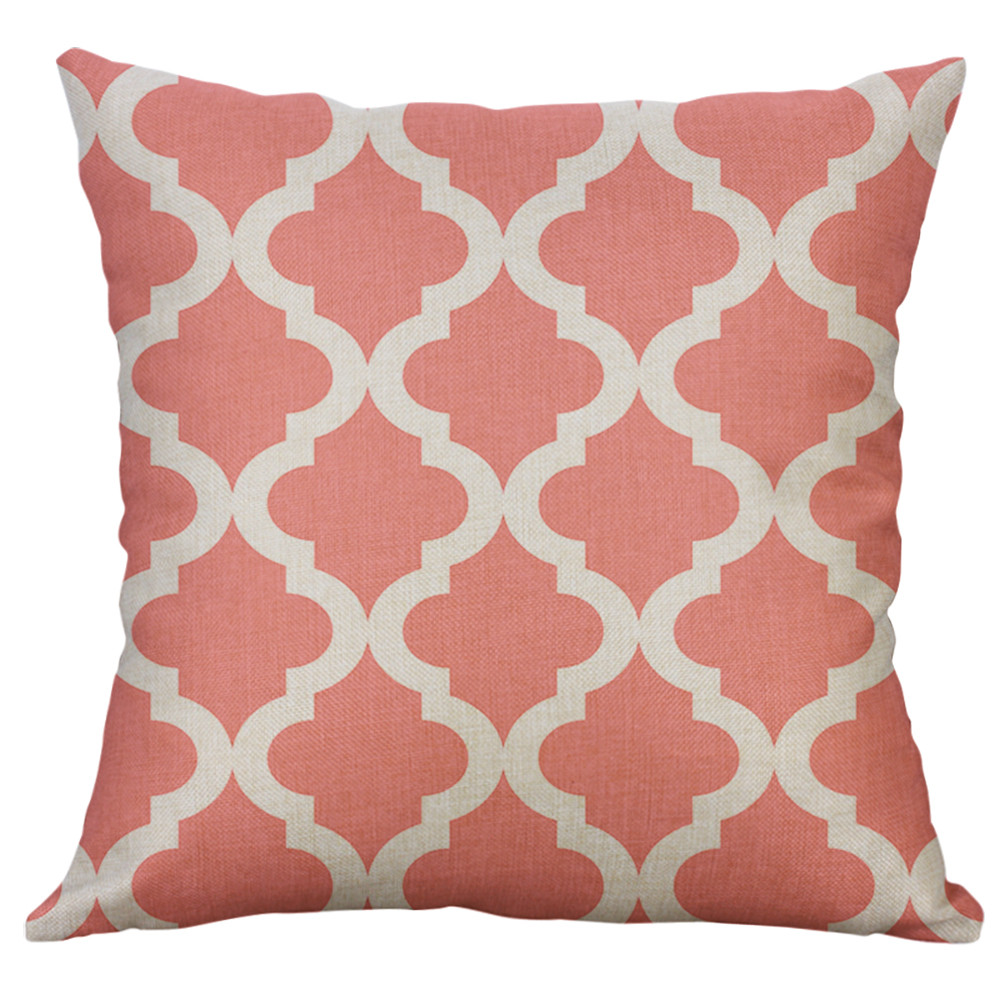 Mustard Pillow Case Geometric Fall Autumn Cushion Cover Decorative