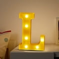 thumbnail image 4 of Marquee Light Up Letters Battery Powered LED Alphabet Lights for Party Wedding Birthday Christmas Home Bar Decoration Lighted Sign, 4 of 4