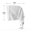 thumbnail image 3 of 2 Pack Zippered Bag Replacement Fits for Polaris 280, 480 Pool Cleaner All Purpose Filter Bag for Polaris Filter Bag, 3 of 7