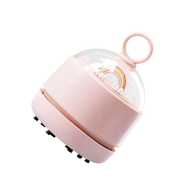 Advancent Herramienta de limpieza al vacío de confeti de mesa, removedor de polvo de seguridad para el hogar, teclado de carga para ordenador, oficina, Electrodomésticos Rosa Advancent HA027372-02