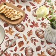 thumbnail image 4 of Fall Tablecloth 60×60 Inch Round, Leaf Autumn Harvest Pumpkin Washable Seasonal Table Cover for Party Picnic Dinner Decor, 4 of 6