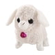 thumbnail image 2 of Juguete de peluche electrónico interactivo de cordero | Simulación de Sonido y Marcha Operada por Potencia | Poliéster suave | Movimiento de la cola | Textura de lana realista | Lindo compañero de, 2 of 6