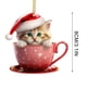 thumbnail image 5 of Adornos navideños, regalos navideños, adornos para árbol de Navidad, adornos navideños de acrílico 2D, colgantes para árbol de Navidad, fiestas, coches, decoración del hogar, adornos navideños de acrí, 5 of 5