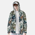 thumbnail image 2 of Yiaed Hawaiian Style Print Sun Shirts UPF 50+ Protection Hoodie Rash Guard Shirt UV Shirt Long Sleeve Fishing Outdoor Lightweightase-3X-Large, 2 of 5