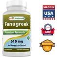 thumbnail image 7 of 3 Pack Best Naturals Fenugreek Seed 610 mg 180 Capsules (Total 540 Capsules), 7 of 7
