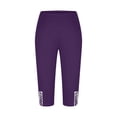 thumbnail image 7 of Luvrsol Plus Capri Leggings for Women Quick Dry Tummy Control High Waisted Skinny Pants 4-Way Stretch Workout Yoga, Size L-5XL, 7 of 7