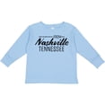 thumbnail image 3 of Inktastic From Nashville, Tennessee- State Capital Distressed Text Boys or Girls Long Sleeve Toddler T-Shirt, 3 of 5