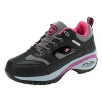 Yindaity PU On Clouds Women Shoes Women's Wide Toe Box Road Running Shoes | Wide Athletic Tennis Sneakers with Rubber Outsole Barefoot Running Shoes Women Black,8