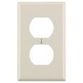 thumbnail image 1 of 10 Count Light Almond Duplex Receptacle Wall Plates, 1 of 1