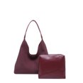 thumbnail image 1 of Bolso Slouchy para Mujeres Color Sólido Cuero PU, 1 of 9