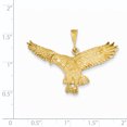 thumbnail image 3 of Collier Pendentif Aigle en Or Jaune 14k, 3 of 8