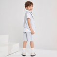 thumbnail image 2 of Lolanta Boys Summer Wedding Ring Bearer Suit Vest & Shorts Set, 4 Pieces (Boy's), 2 of 5