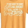 thumbnail image 3 of Instant Message - It's All About The Lamb - Women's Short Sleeve Graphic T-Shirt, 3 of 7