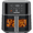 Grey Window, variant on Chefman 6 Qt Compact Digital Touch Air Fryer w/ Hi-Fry & Shake Reminder - Black