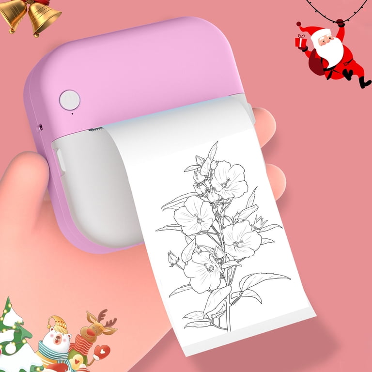 Phomemo T02 Inkeless Bluetooth Thermal Sticker Printer With 1 Roll Pap