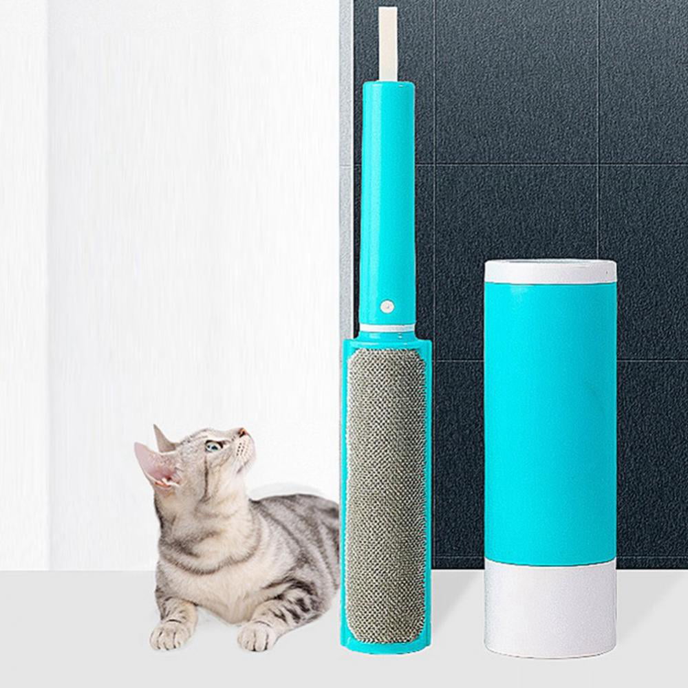 Yous Auto Pet Hair Remover Roller for Furniture Reusable Dog & Cat Hair Remover Lint Roller Perfect for Car Clothing Furniture Couch Sofa Carpets with Cute Cat Ear