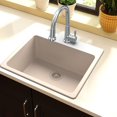 thumbnail image 2 of Elkay ELG2522PT0 Quartz Classic 25" x 22" x 9-1/2", Single Bowl Top Mount Kitchen Sink, Putty, 2 of 3