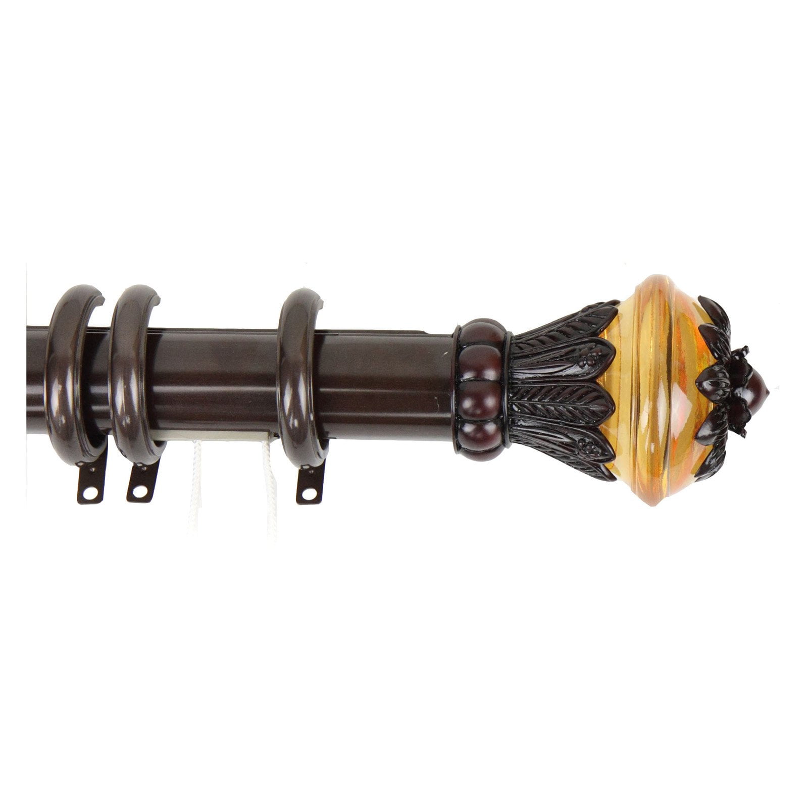 Rod Desyne Decorative Traverse Rod with Rings Paradise