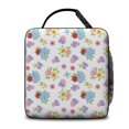 thumbnail image 3 of Pioneer Flower Floral Print Pattern Insulated Lunch Bag Teen,Lunch Bag Lunch Box for Men Women,Bento School Lunch Bag for Teen for Work,Picnic or Travel, 3 of 5